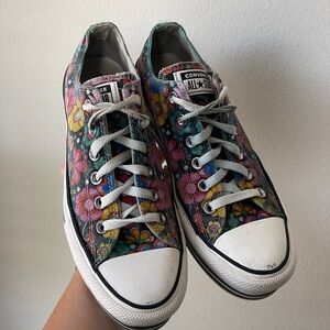 Platform floral converse
